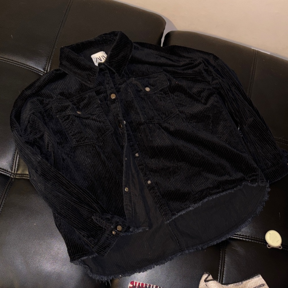 Zara Black Corduroy Sweater